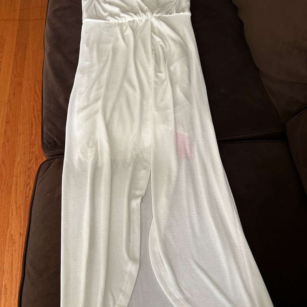 Elegant White Women's Dress